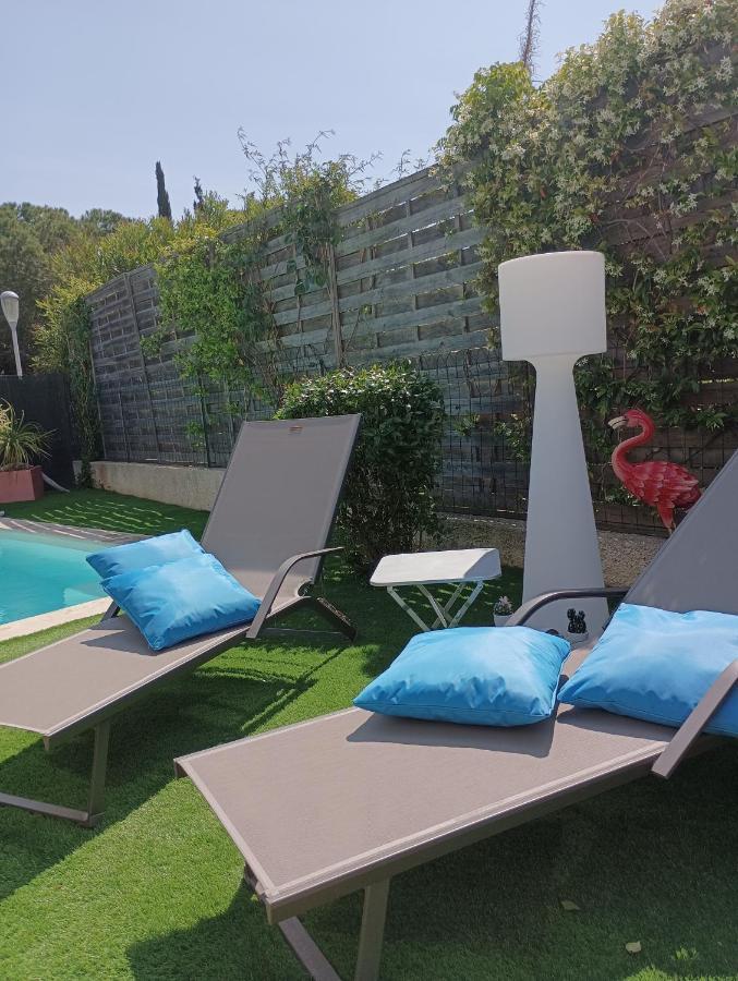 Mimilou Mont St Loup Piscine Privee Apartment แอกด์ ภายนอก รูปภาพ